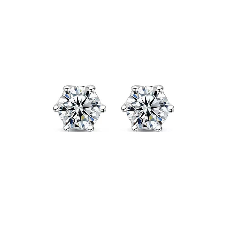 Moissanite Stud Earrings