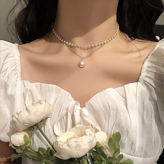 Fashion Kpop Pearl Choker Necklace