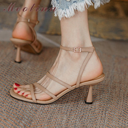 Ankle Strap Thin High Heels Sandals